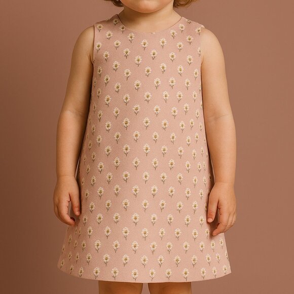 KULE Dress Floral Pattern Polka Dots Sleeveless Pink Size 3 - Picture 1 of 11